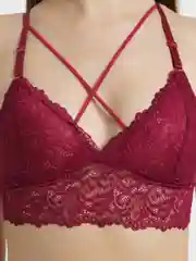 Багровый топ женский