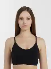 Черный женский топ, хлопковый