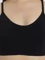 Черный женский топ, хлопковый
