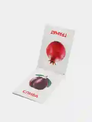 Вишнёвый обучающая книжка-карточка по методике Г. Домана