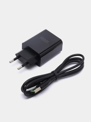 Сетевое зарядное устройство MRM MR30C QC3.0, 5 V / 3.1 A, USB, с кабелем lightning, 1.0 мм