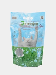 Наполнитель для кошачьего туалета Экософт "Лен", впитывающий, 8 л