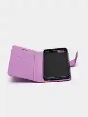 Лавандовый чехол-книжка iPhone 11, XR, SE 2020, 6, 6s, 7, 8, Plus, Pro, XS, X, Max с застежкой