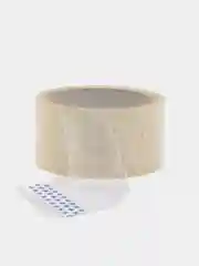 Прозрачный скотч упаковочный, цветной, широкий, 66 м