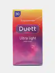 Презервативы DUETT ультратонкие, 30 штук