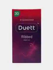 Презервативы DUETT ребристые 30 штук