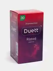 Презервативы DUETT ребристые 30 штук
