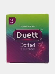 Презервативы DUETT с пупырышками 3 шутки