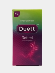 Презервативы DUETT с пупырышками 12 штук