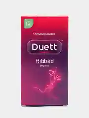 Презервативы Duett ребристые 12 штук