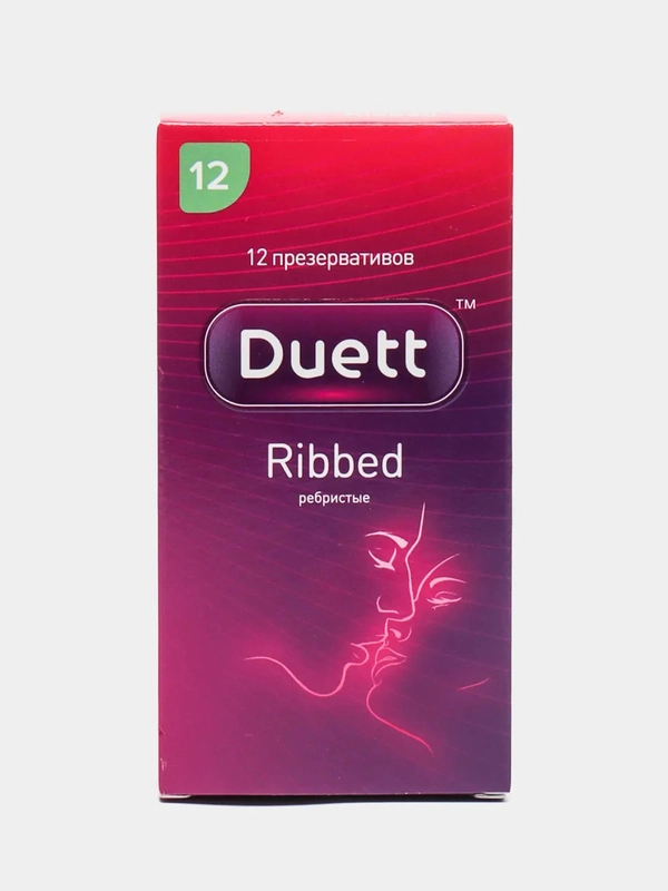 Презервативы Duett ребристые 12 штук