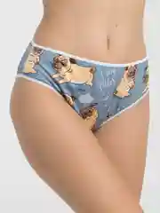 Лазурный комплект белья женский: топ и трусы