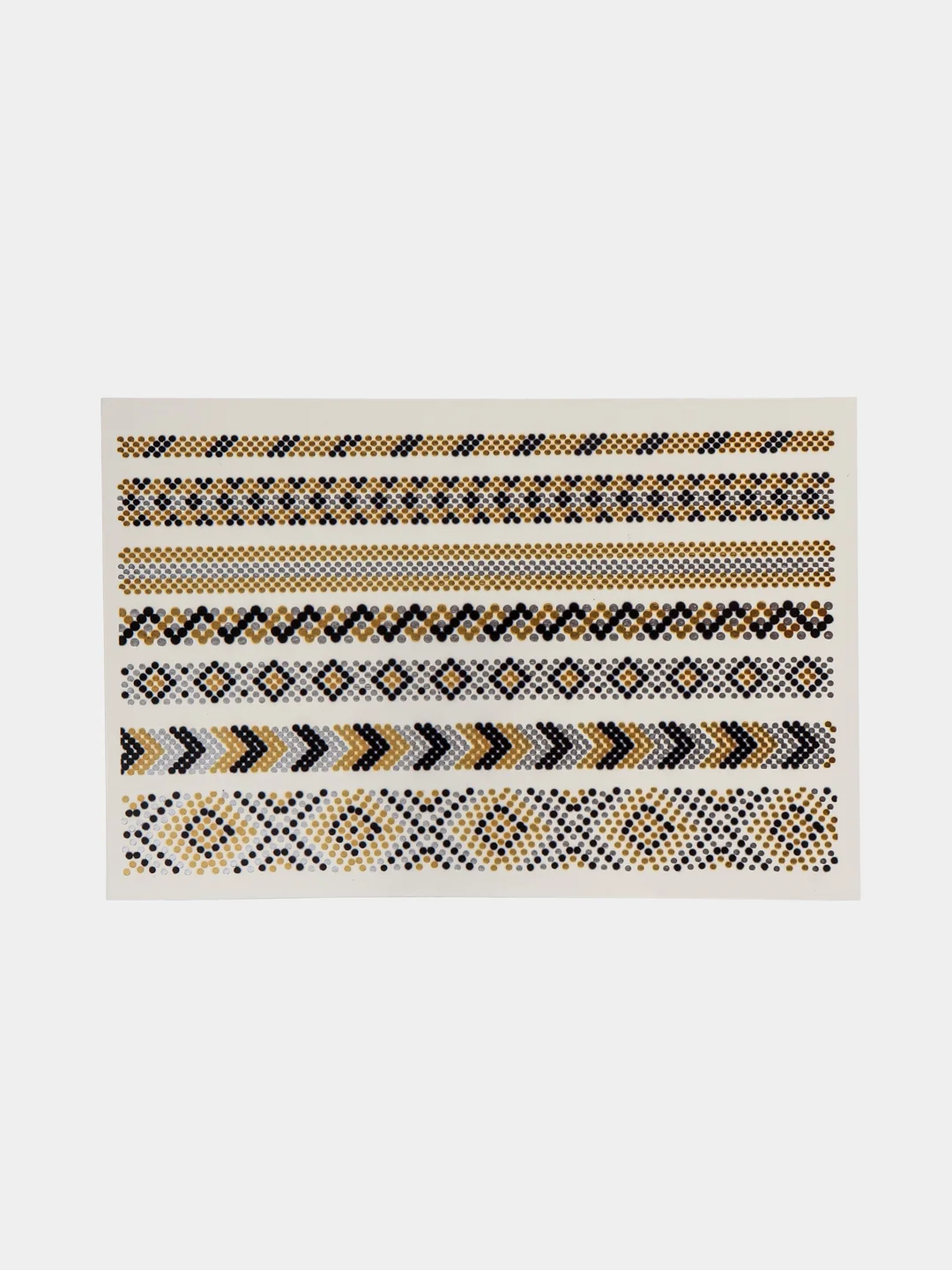 Золотистый хаки временные татуировки, 14*21