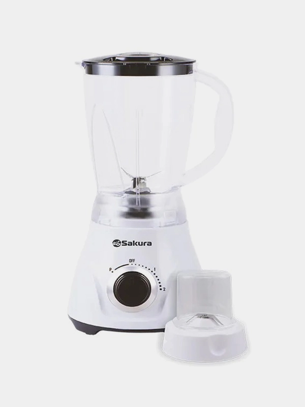Блендер Sakura SA-6254W, настольный, 600 Вт, 1.5 л