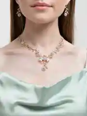 Золотой комплект украшений