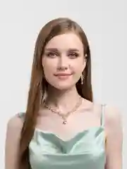 Горчичный комплект украшений
