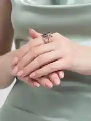 Серебряный кольцо "Паук"
