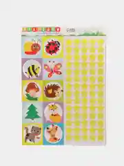 Голубой наклейки для шкафчиков, кроваток и стульчиков, 5 листов