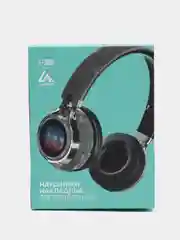 Наушники LuazON RX-1, беспроводные, накладные, BT 4.2, 250 мАч, LED, FM, microSD, красные
