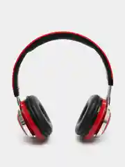 Наушники LuazON RX-1, беспроводные, накладные, BT 4.2, 250 мАч, LED, FM, microSD, красные