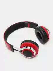 Наушники LuazON RX-1, беспроводные, накладные, BT 4.2, 250 мАч, LED, FM, microSD, красные