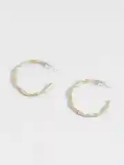 Серьги кольца, матовые, сережки женские, с серебряным гвоздиком, пусеты круглые