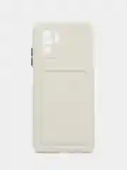 Белый чехол с карманом для карт Xiaomi Redmi Note 8 Pro 9 9A 9C 9T 10 10C 10A 11 Lite 11T Pro