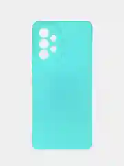 Бирюзовый чехол для Samsung Galaxy A53, Самсунг Галакси А53 5G, силиконовый, матовый
