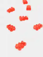 Конфетный бусины мишки для украшений, плетения, рукоделия, горизонтальное отверстие
