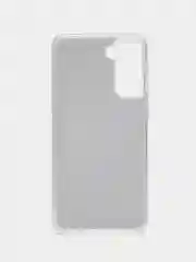 Серебряный силиконовый чехол на Samsung A22/A50/S20fe/S21/S21fe/S21+/S21Ultra, с блестками, усиленный