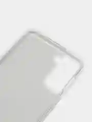 Серебряный силиконовый чехол на Samsung A22/A50/S20fe/S21/S21fe/S21+/S21Ultra, с блестками, усиленный
