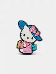 Горчичный джиббитсы для украшения обуви сабо/крокс Джибитс "Hello kitty"