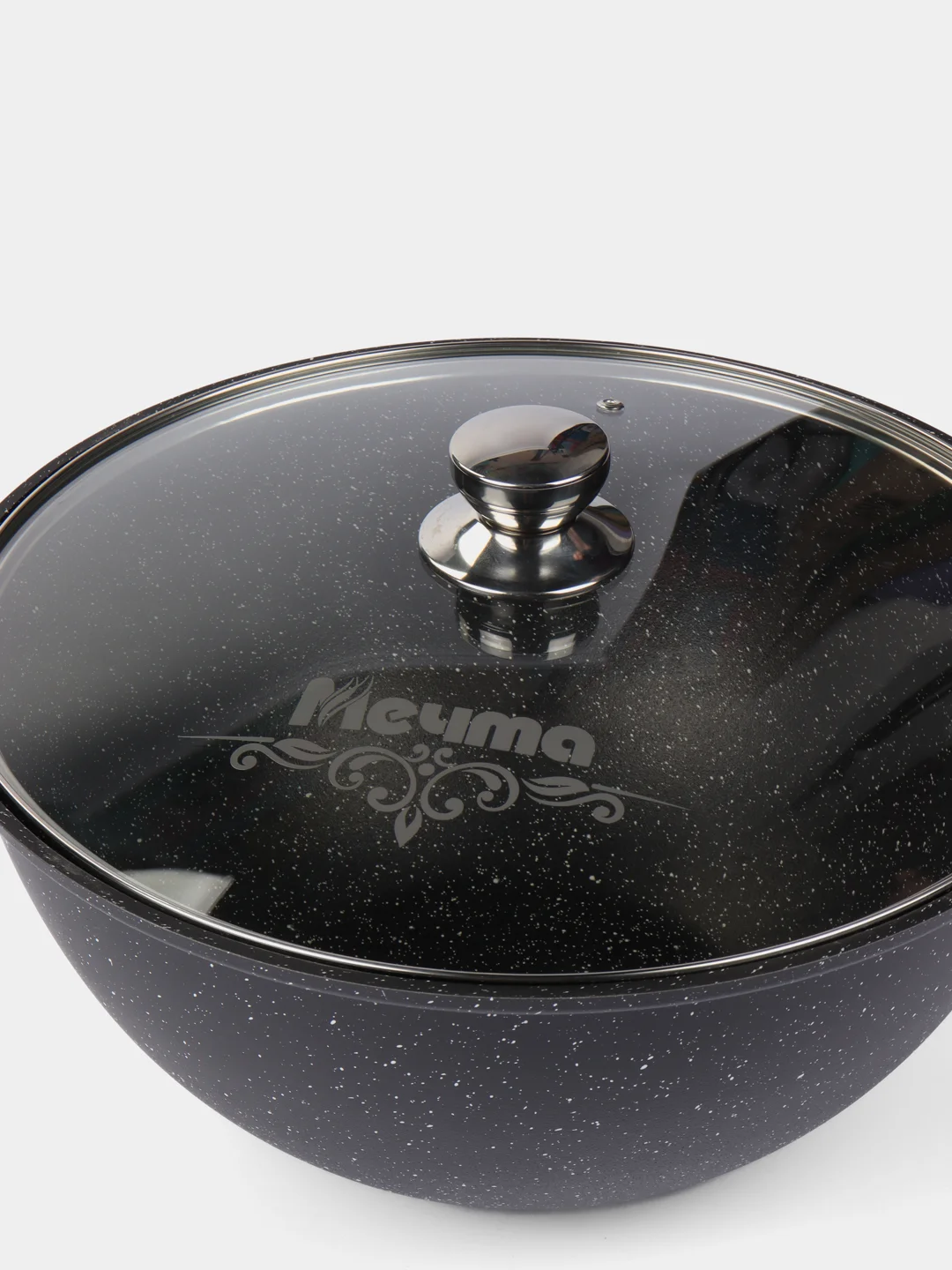 Казан 10л Мечта, толстостенный, покрытие Granit black, 10 л