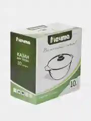 Казан 10л Мечта, толстостенный, покрытие Granit black, 10 л