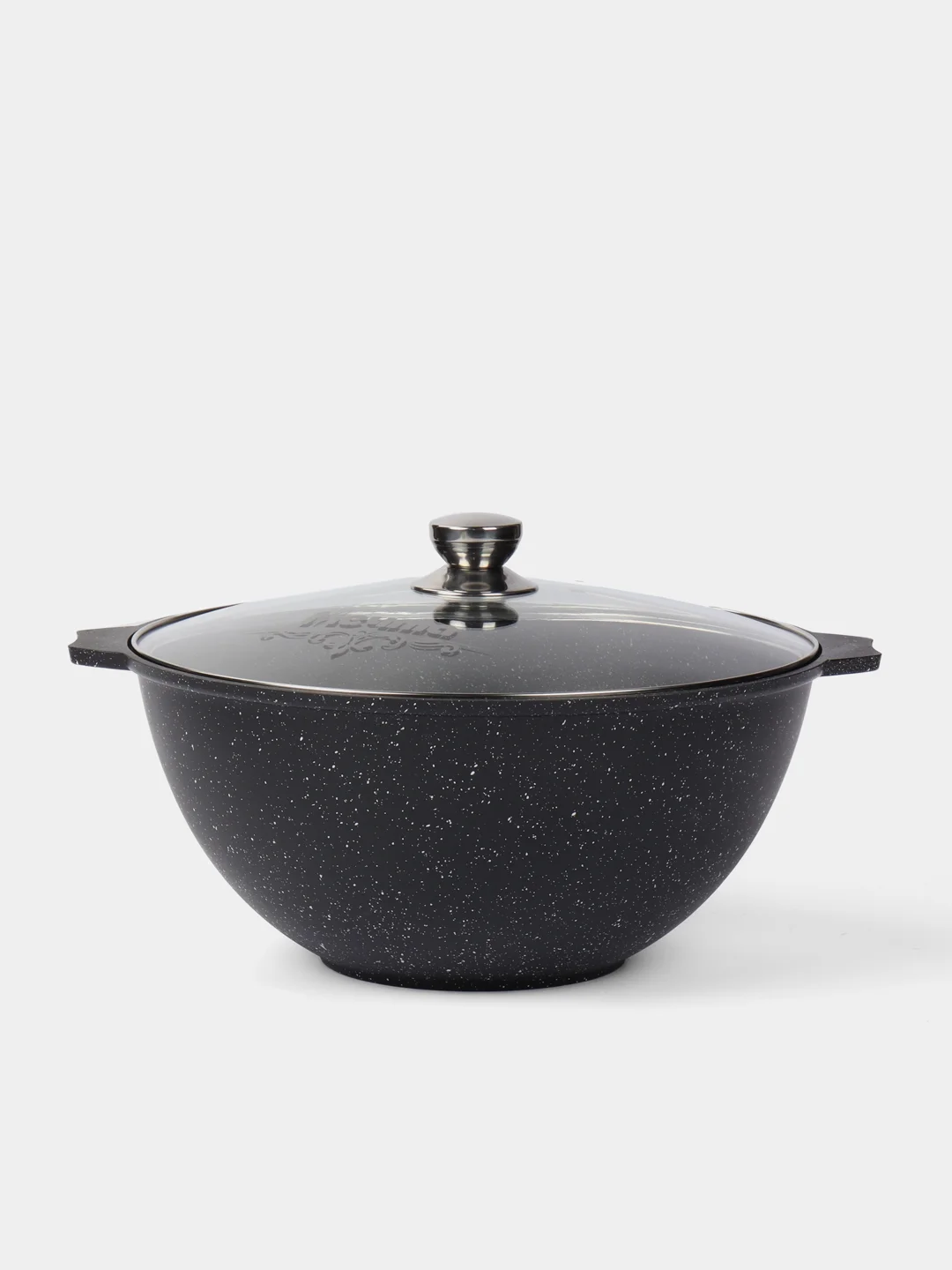 Казан 10л Мечта, толстостенный, покрытие Granit black, 10 л