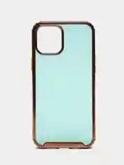 Чехол Apple iPhone 12/ 12 Pro, Pro Max, mini полупрозрачный с оттенком и глянцевой рамкой