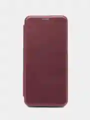 Багровый чехол-книжка для Realme C21Y / Realme С25Y (Реалми С21Y / С25Y)