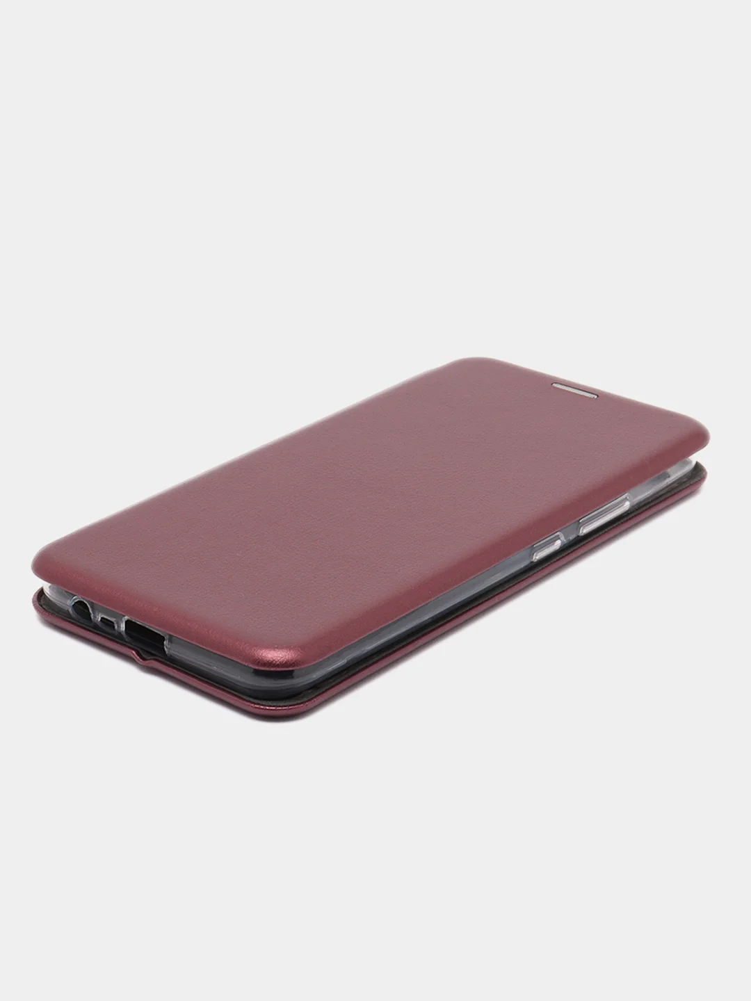 Багровый чехол-книжка для Realme C21Y / Realme С25Y (Реалми С21Y / С25Y)