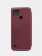 Багровый чехол-книжка для Realme C21Y / Realme С25Y (Реалми С21Y / С25Y)
