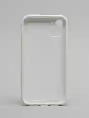 Белый чехол для iPhone 11, 12 с бархатной подкладкой с картинкой / рисунком