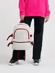 Кремовый рюкзак школьный, унисекс