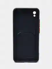 Синий чехол с карманом для карт Xiaomi Redmi Note 8 Pro 9 9A 9C 9T 10 10C 10A 11 Lite 11T Pro