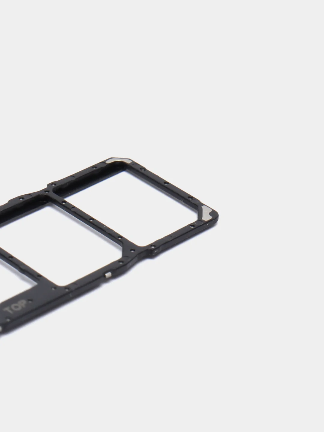 Держатель сим (SIM) для Samsung Galaxy A12 (A125) сим-лоток, черный