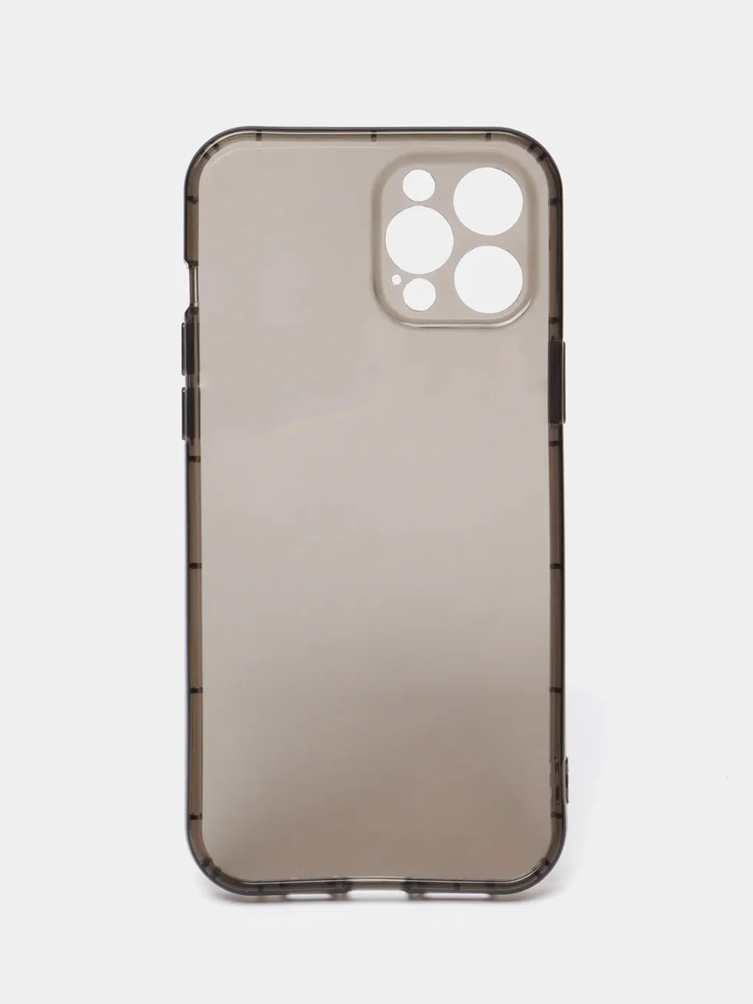 Серый чехол на iPhone 13, 12, 11, 7, 8, SE 2020, Plus, X, XS, XR, Max, Pro, mini, прозрачный