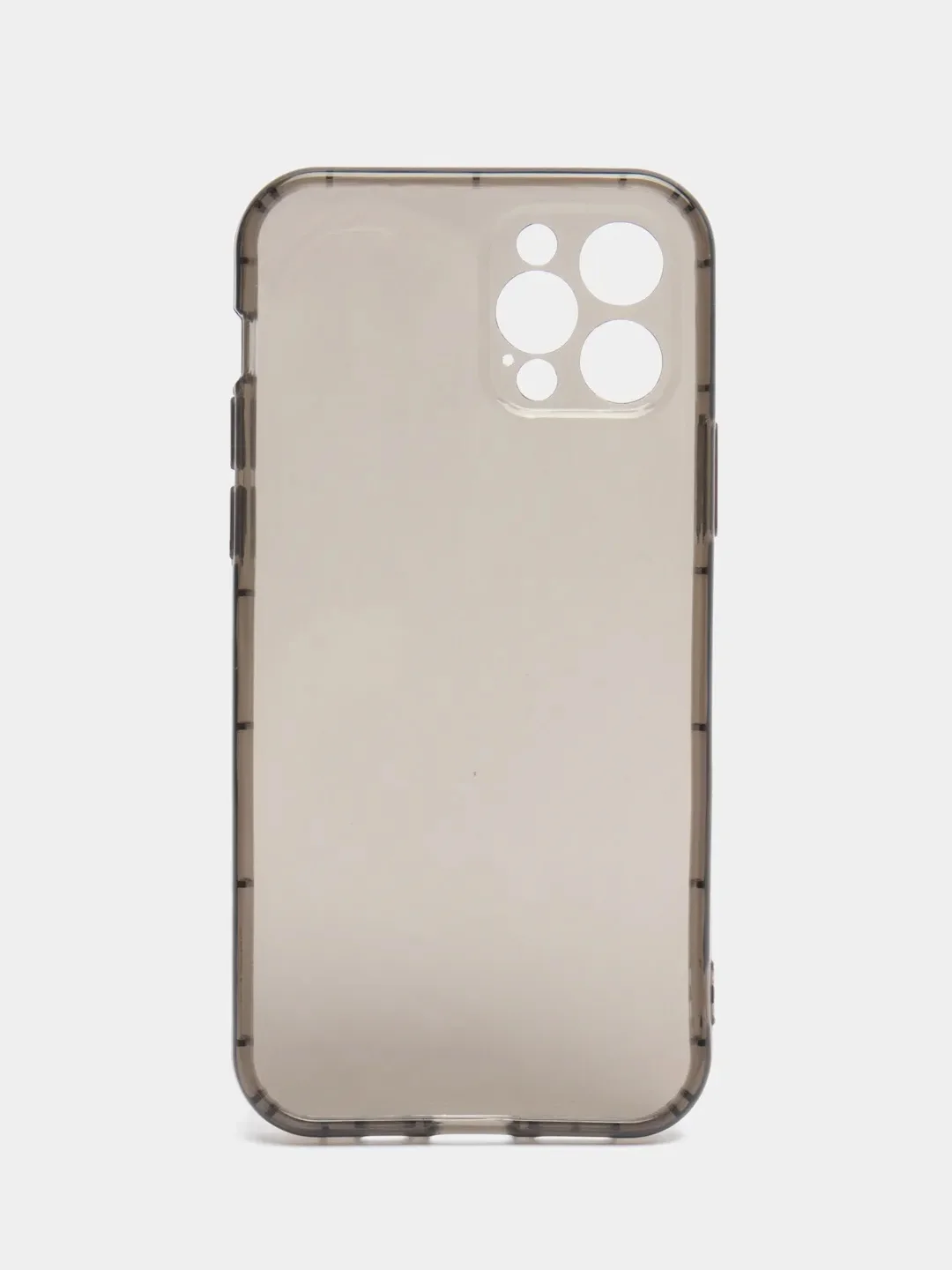 Серый чехол на iPhone 13, 12, 11, 7, 8, SE 2020, Plus, X, XS, XR, Max, Pro, mini, прозрачный