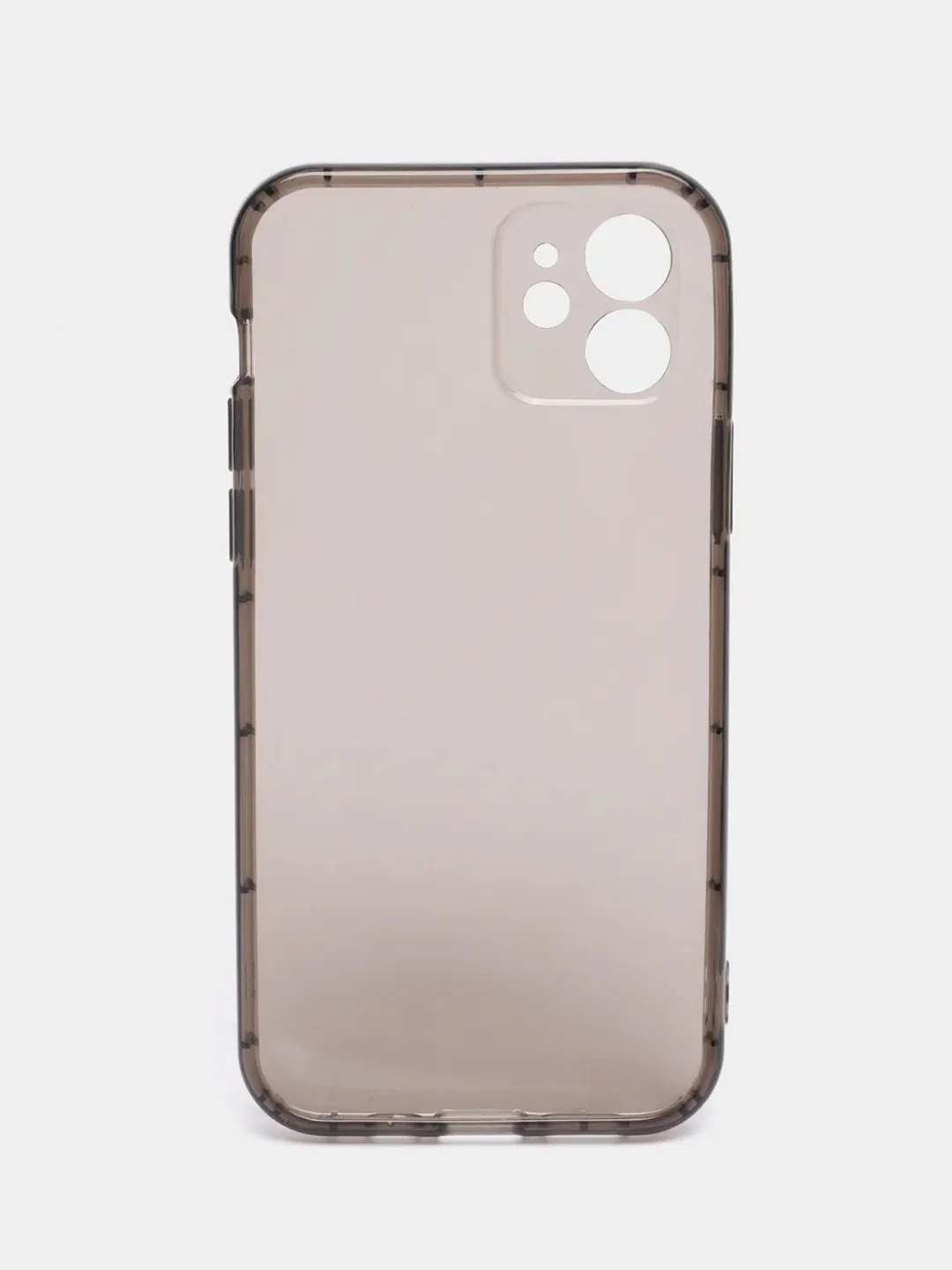 Серый чехол на iPhone 13, 12, 11, 7, 8, SE 2020, Plus, X, XS, XR, Max, Pro, mini, прозрачный