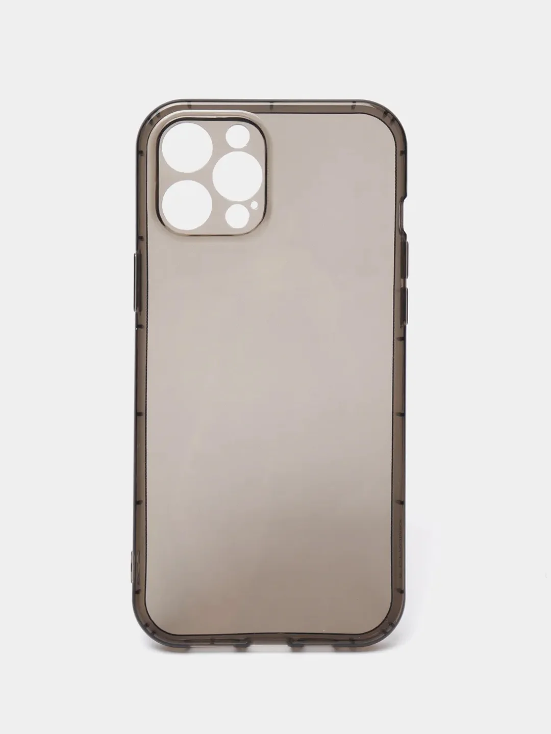 Серый чехол на iPhone 13, 12, 11, 7, 8, SE 2020, Plus, X, XS, XR, Max, Pro, mini, прозрачный
