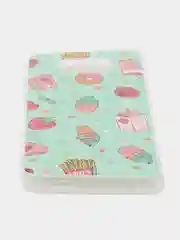 Бирюзовый чехол силиконовый для Xiaomi Poco X3 NFC/ Poco X3 Pro (Сяоми Поко Х3 Про), с рисунком
