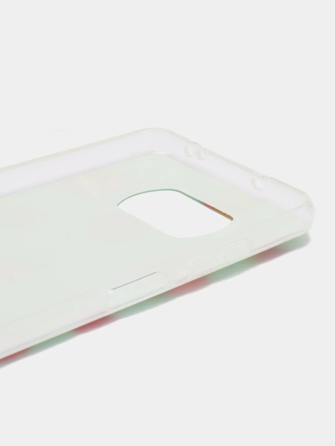 Бирюзовый чехол силиконовый для Xiaomi Poco X3 NFC/ Poco X3 Pro (Сяоми Поко Х3 Про), с рисунком