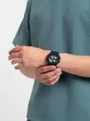 Синий часы спортивные, мужские